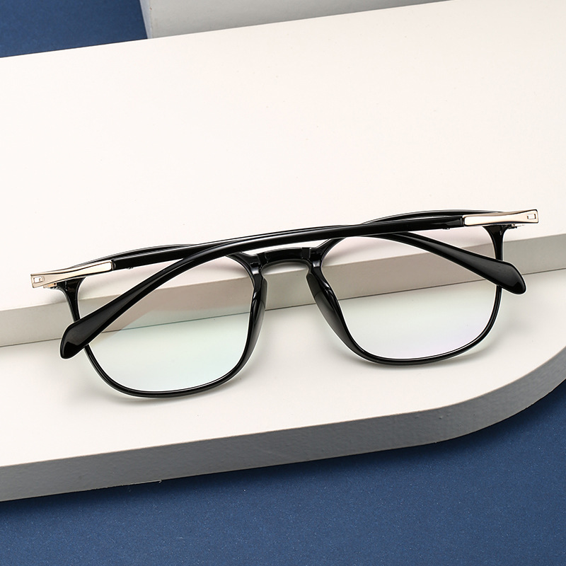 2023 Neutral Classic TR90 Anti-Blue Light Glasses Square Glasses Frame Blue Light Lens Computer Glasses