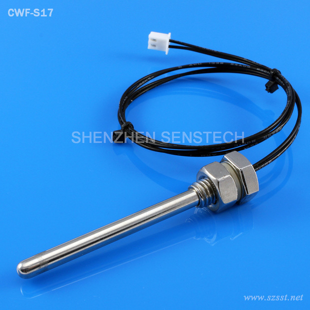 饮水机水温感温棒 不锈钢螺丝头外壳 10k温度传感器