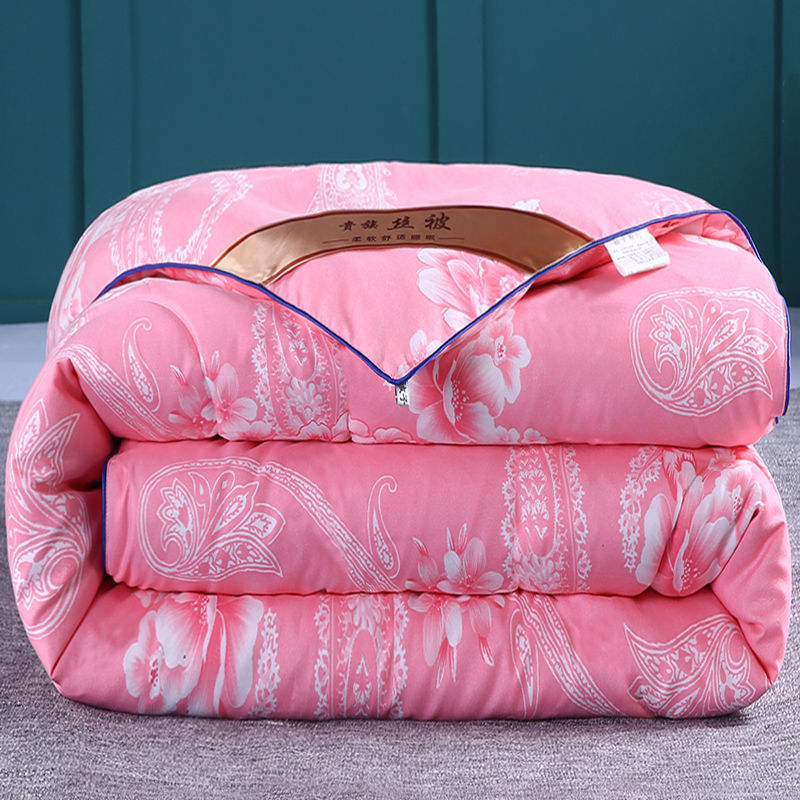 丝绵被加厚被子冬被丝棉被太空空调被春秋被冬季保暖被芯双人被褥