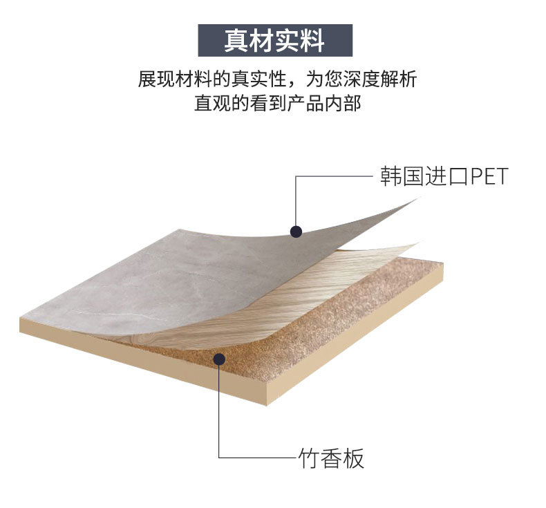 高光肤感pet门板现代简约风家装竹香板欧松板橱柜衣柜门板