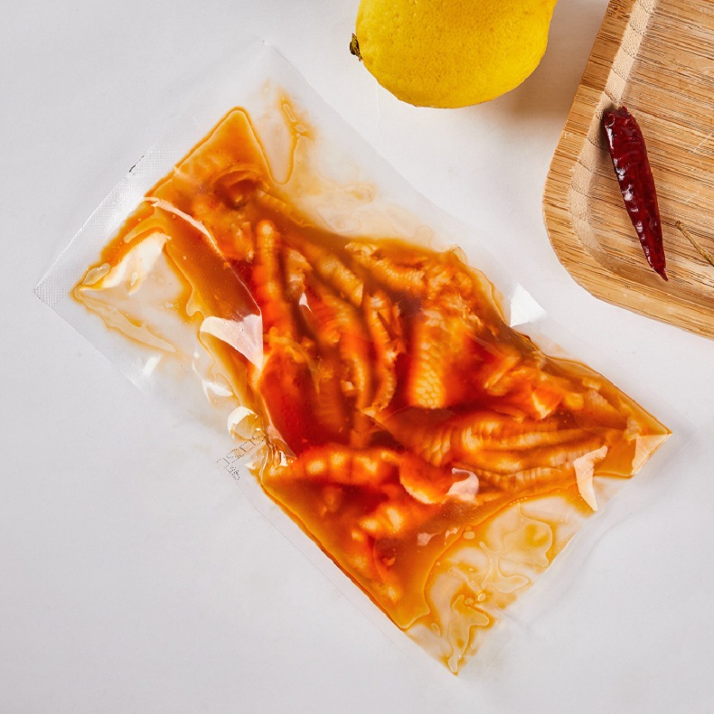 餐饮批发酸辣无骨鸡爪袋装200g柠檬凤爪网红零食微商泡椒凤爪小吃