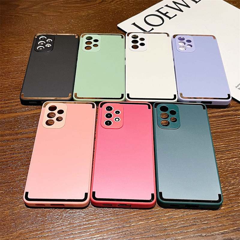 适用于oppo a94电镀磨砂手机壳亚克力肤感realme 9全包保护套