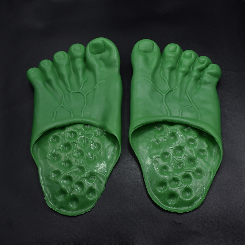 搞怪创意拖鞋男女脚趾鞋大脚鞋人脚鞋恶搞光脚赤五指脚掌脚丫鞋