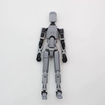3d打印多关节可动人偶幸运13全身活动机械人玩具(送12件道具)