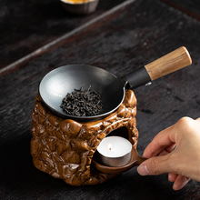 53N趣味焙茶炉陶瓷烤茶炉醒茶器提香暖茶熏茶罐茶具配件茶道煮茶