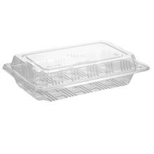 带扣加厚一次性水果盒子透明有盖塑料果切草莓糕点蛋糕食品打包盒