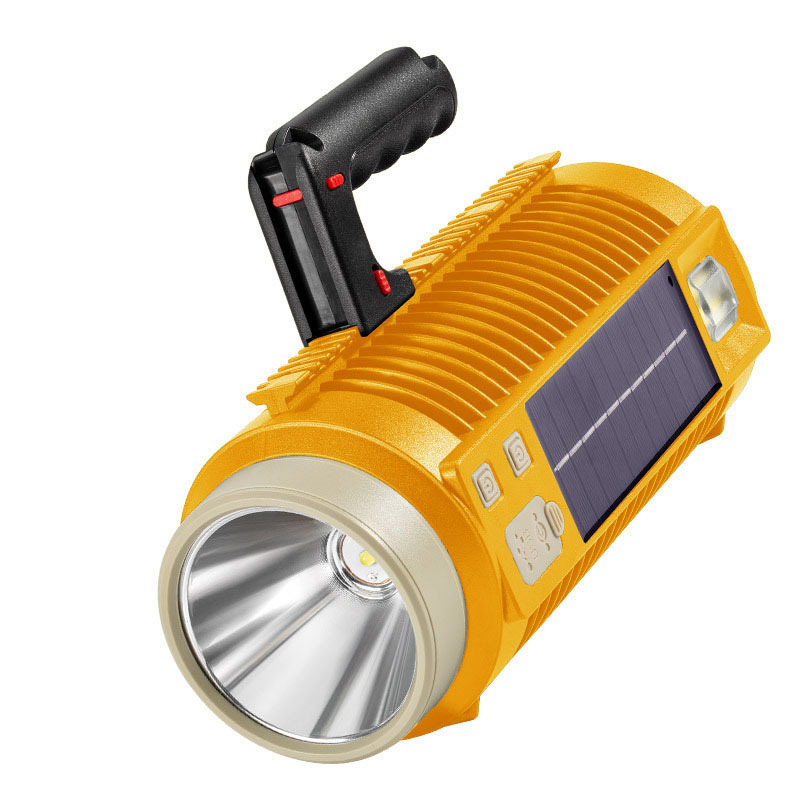 Cross-Border New Arrival Solar Portable Lamp Outdoor LED Multi-Function Mosquito Killer Portable Power Torch Searchlight