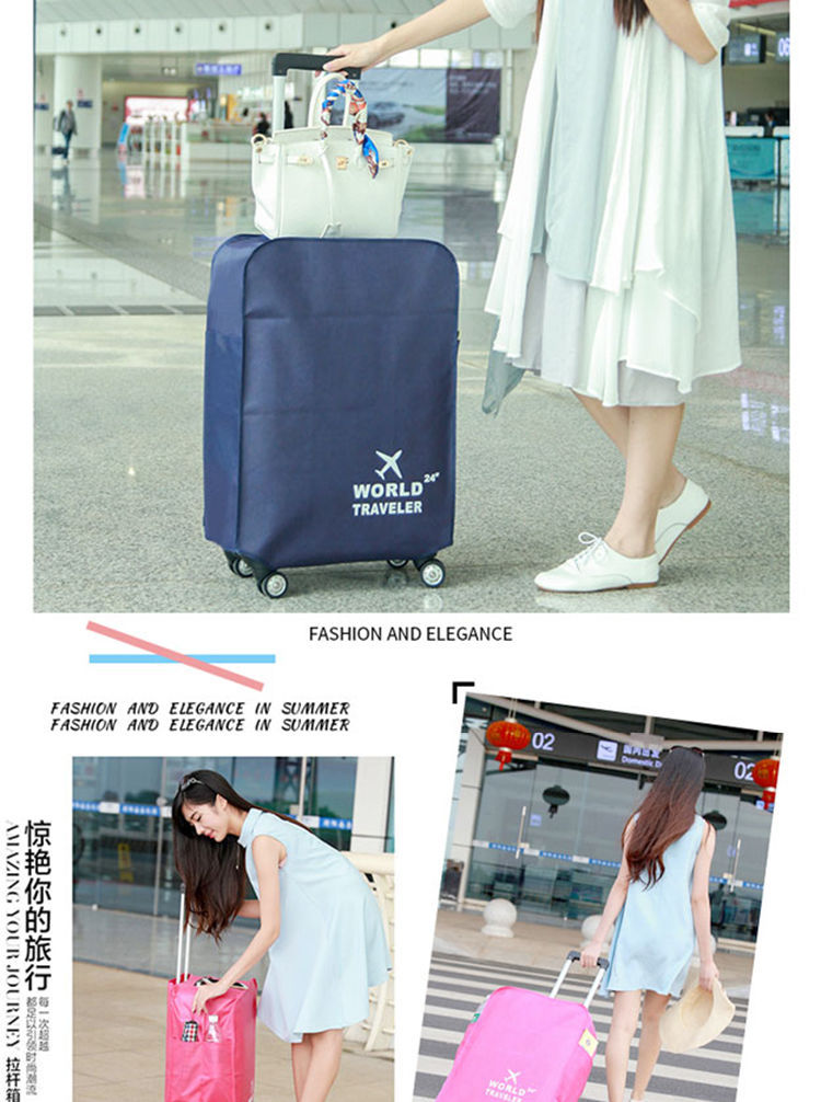 行李箱套保护套袋旅行拉杆箱套防尘套耐磨罩子20242826寸行李箱套