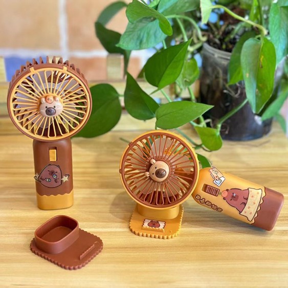 小萌宠手持小风扇迷你便携式usb充电可爱学生宿舍儿童随身携带