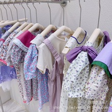 巴拉巴拉童装 品牌折扣尾单一手货源女童连衣裙 儿童T恤韩版套装