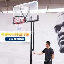 成人升降篮球架室内外比赛训练标准款篮球架厂家批发可移动篮球架