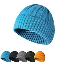 外贸RPET保暖毛线帽 可Logo套头 跨境时尚骑行腈纶针织帽 工厂