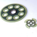 重庆定制聚氨酯包胶分散盘衬套前后端盖刮刀板内筒搅拌盘圈柱接套