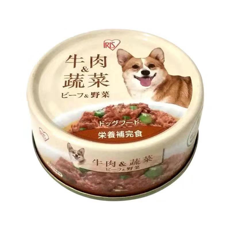 IRIS Canned Dog 100G Beef and Vegetables Teddy/Golden Retriever Bibimbap Alice Wet Food Puppy Rice Snacks