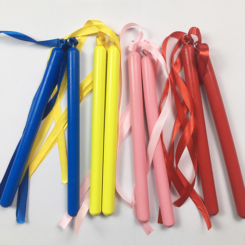 儿童乐器节奏棒 奥尔夫打击乐器打击棒 幼儿园表演节奏棒