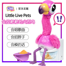 Little Live Pets会拉粑粑的火烈鸟拉屎拉翔便便唱歌学舌儿童玩具