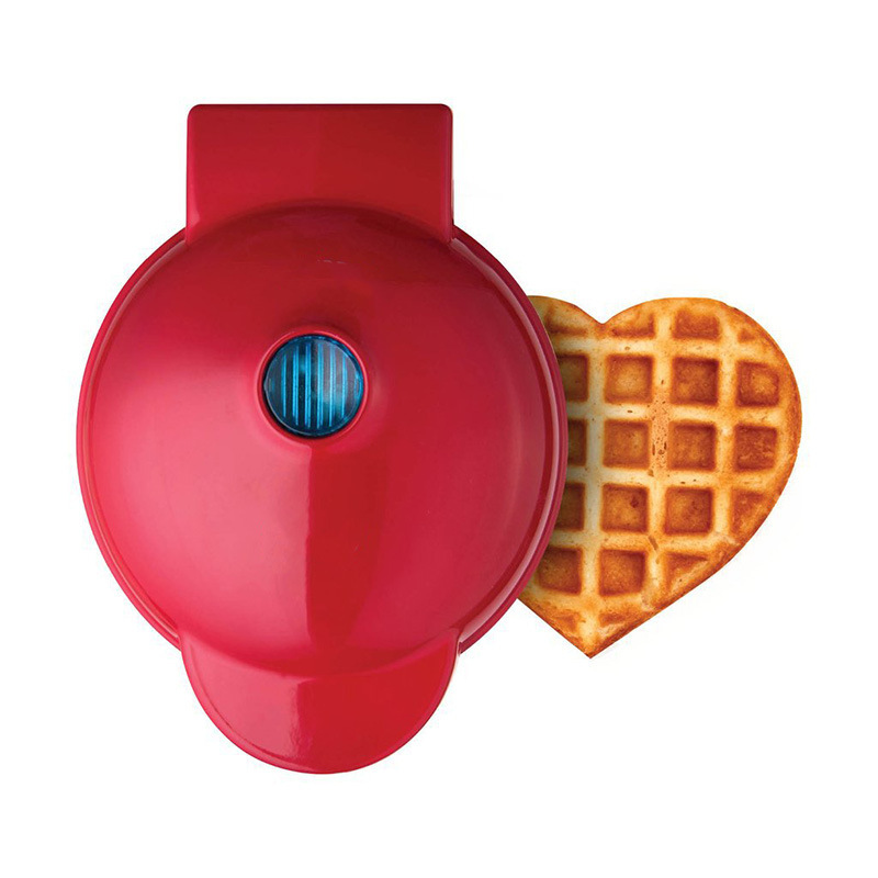 American Standard Love Waffle Machine Toaster round 110V Sandwich Machine Cake Machine Breakfast Machine Heart Shaped Waffle