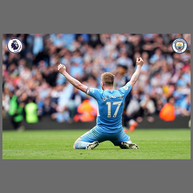 64n德布劳内海报曼城丁丁球星足球装饰画挂图梅西c罗墙贴壁纸 图片