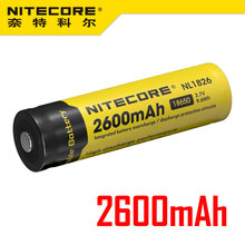nitecore NL1826 2600mAh 3.7V 18650带保护板锂电池(1节)