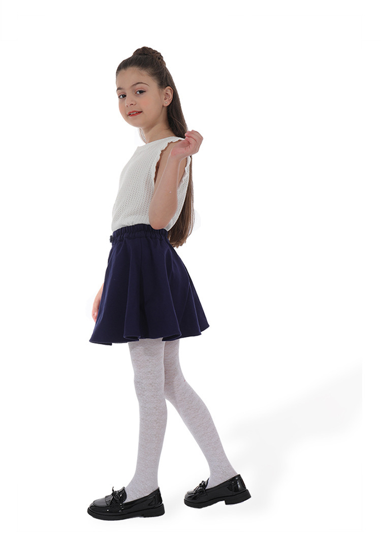 天鹅绒女童60d打底袜卡通提花儿童连裤袜春夏款儿童连脚外穿袜子