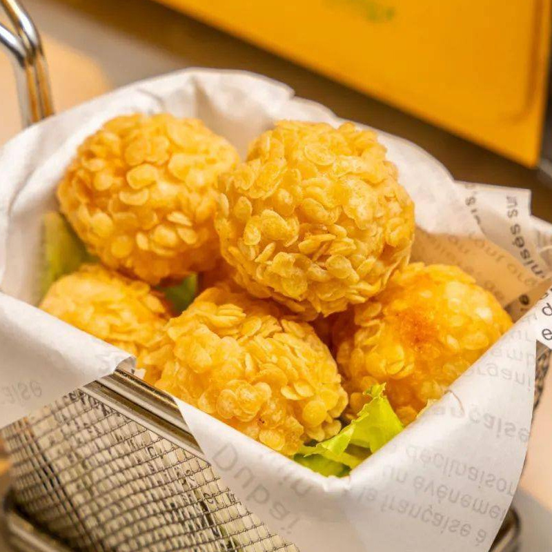 亚洲渔港鱼子酱虾球60个/盒冷冻油炸小吃半成品 900g商用小吃