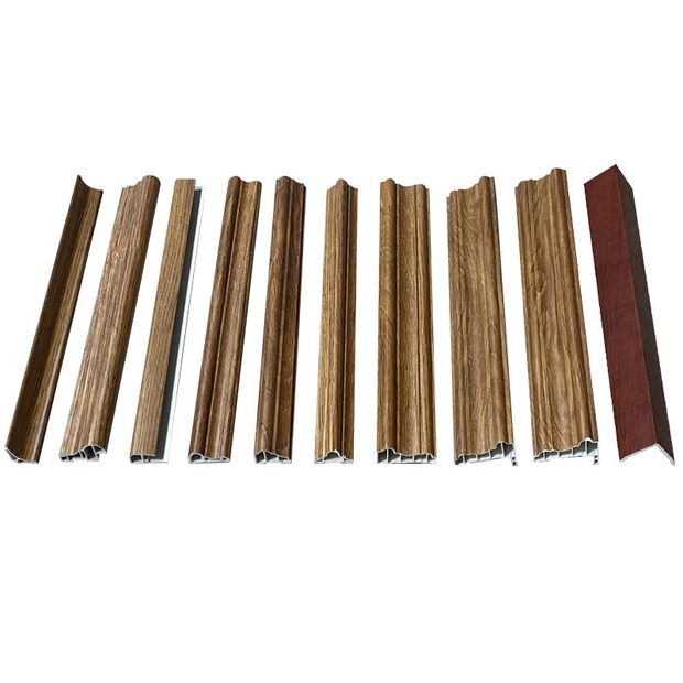 厂家定制石塑配套线条顶角线装饰线条集成墙板线条踢脚线阳角线条