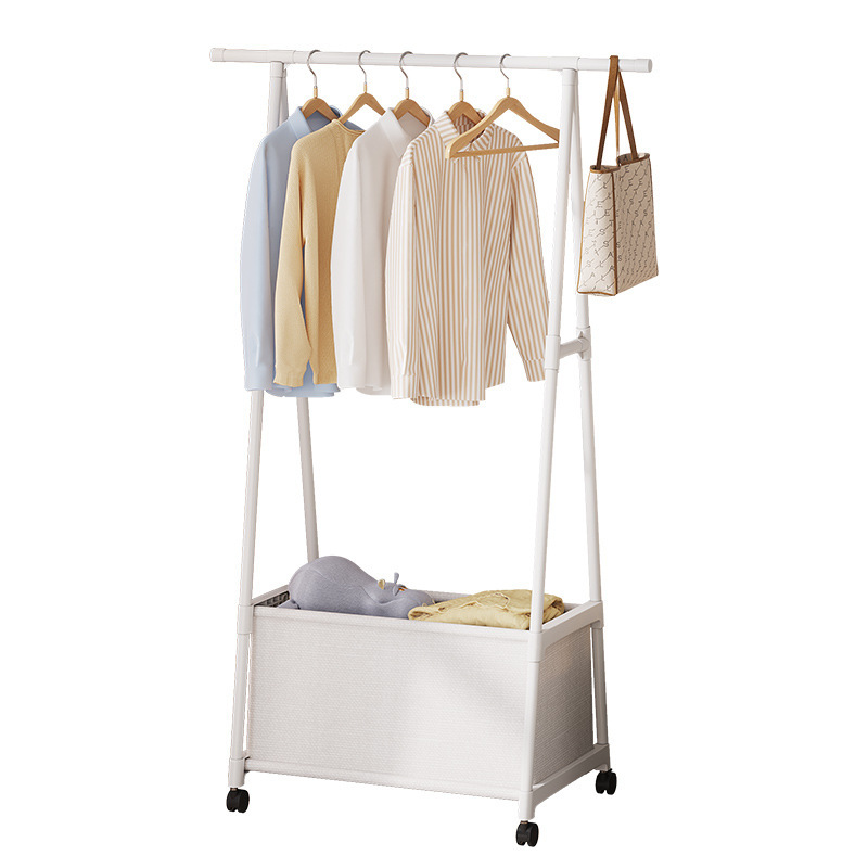 Clothes Rack Multi-Functional Clothes Hanger Home Dormitory Rental Small Storage Clothes Hanger Floor Hanger Wholesale