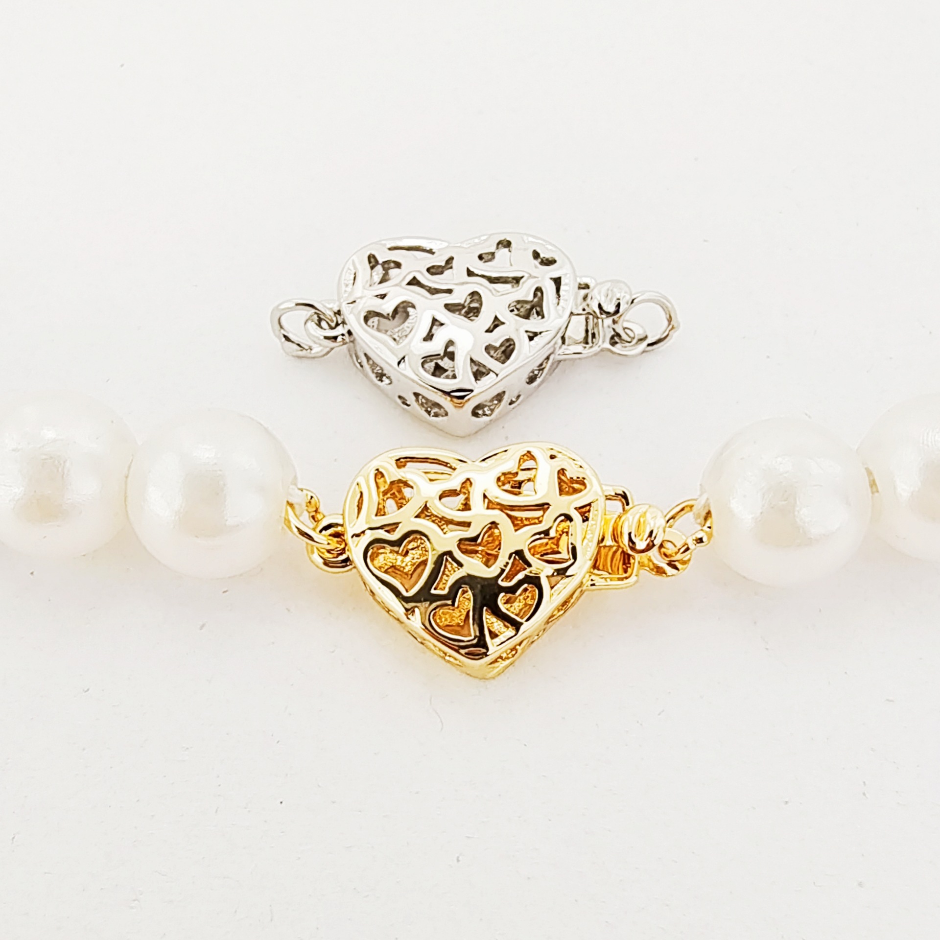 1万只diy金属配件珍珠项链扣头串珠连接扣项链手链饰品扣毛衣链搭扣