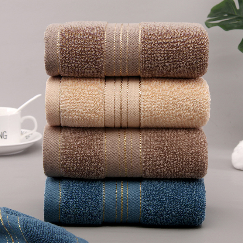 Towel Cotton Wholesale Adult Home Use Thickened Absorbent Face Washing Towel Adult Gift Towel Pure Cotton Wholesale