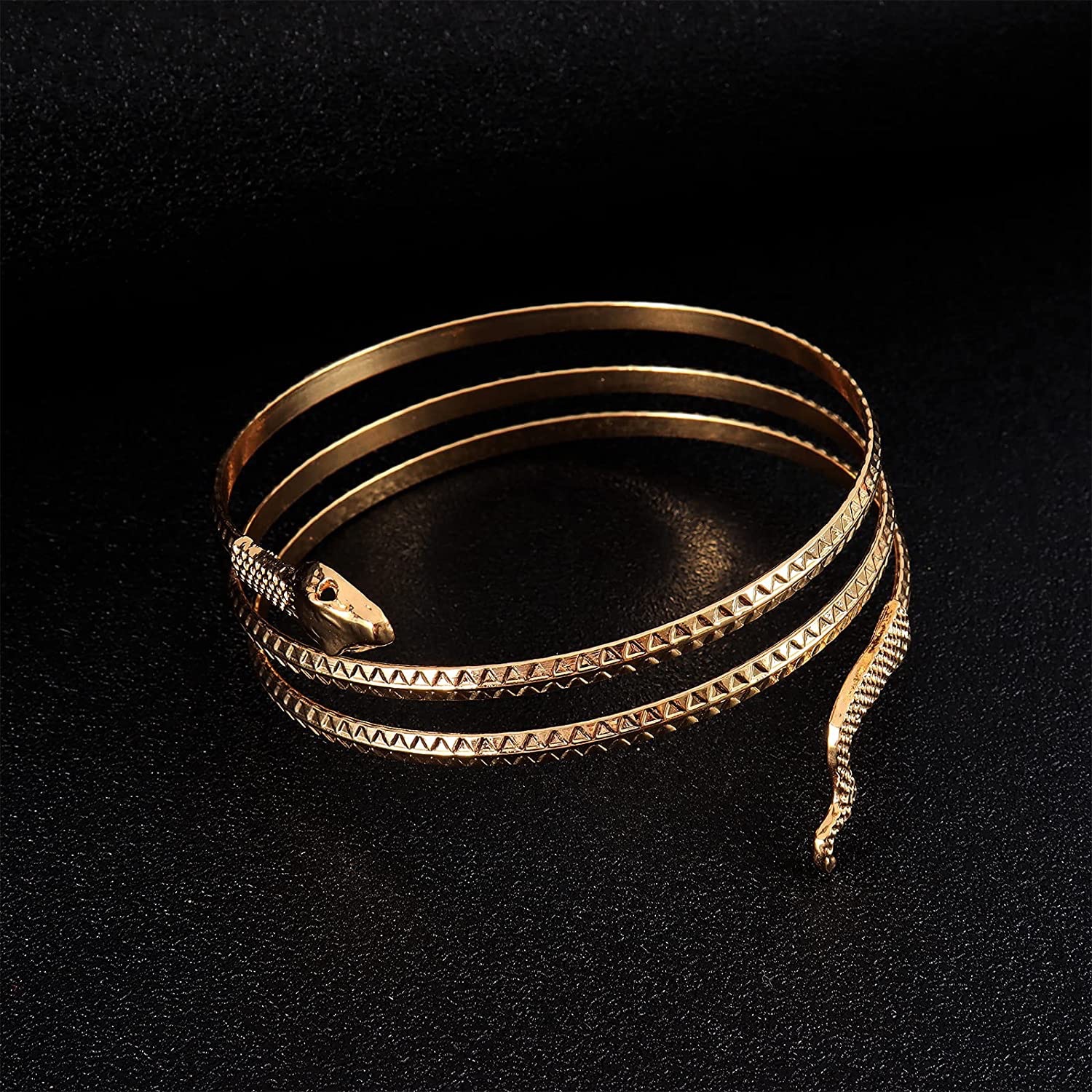 速卖通外贸货源欧美时尚流行缠绕蛇形臂环个性小蛇手镯厂家直销