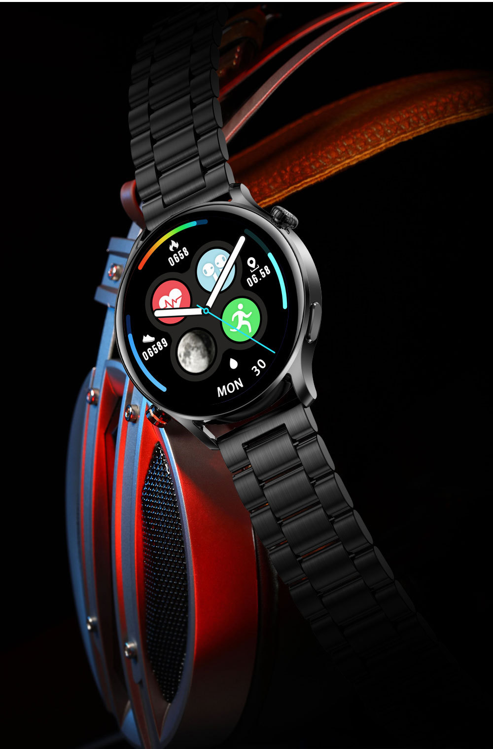 手表商品描述视频展示appdafit心率天易合芯3300cpu瑞昱8762c bk3266