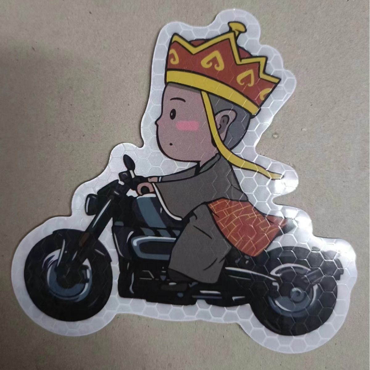车贴唐僧师徒电动车贴卡通反光警示贴汽车车身装饰反光贴纸摩托车