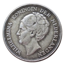 厂价直销荷兰1盾1922-1940年号外国复制镀银纪念币