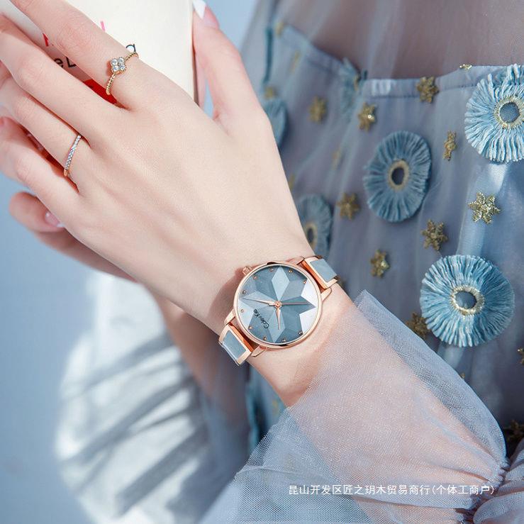 ck手表满天星女士腕表女款轻奢小众防水休闲感石英表-阿里巴巴