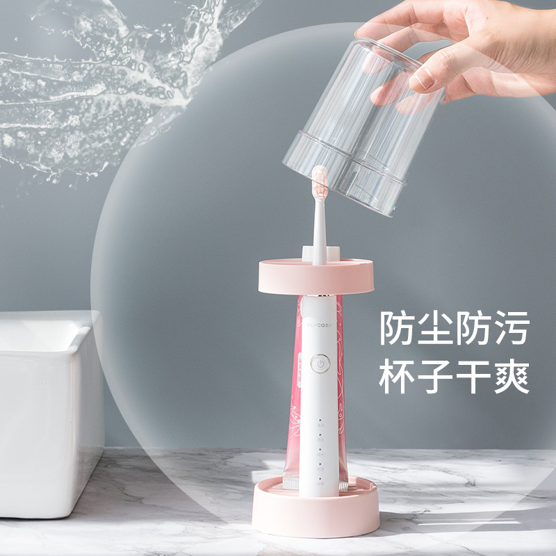 Student Dormitory Toothbrush Cup Household Couple Toothbrushing Cup Cup Suit Toothbrush Rack Children Transparent Large Capacity Gargle Cup