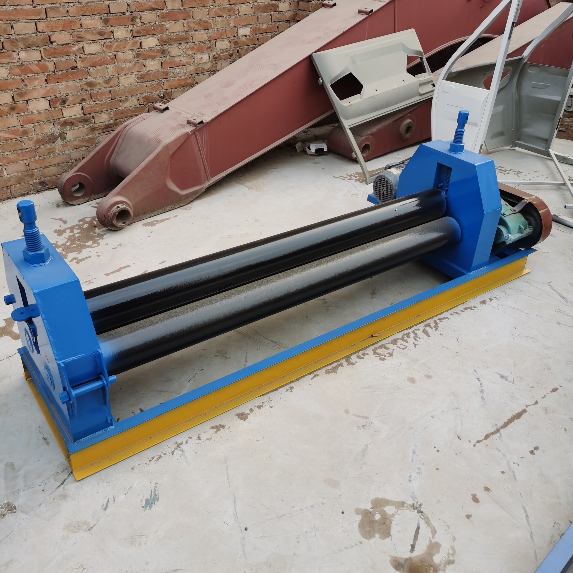 厚铁板液压卷圆机电动滚圆机不锈钢板机械卷圆机三辊压圆机