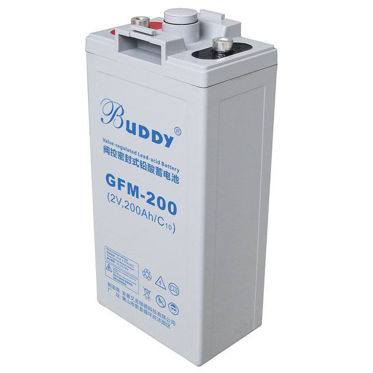 buddy宝迪蓄电池 gfm-200 通信用密封铅酸电池2v200ah 直流屏配套