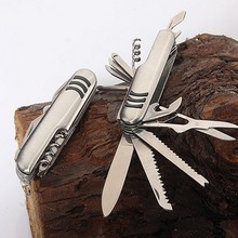 户外多功能组合刀具工具野外不锈钢瑞士小刀赠品礼品水果刀挂件