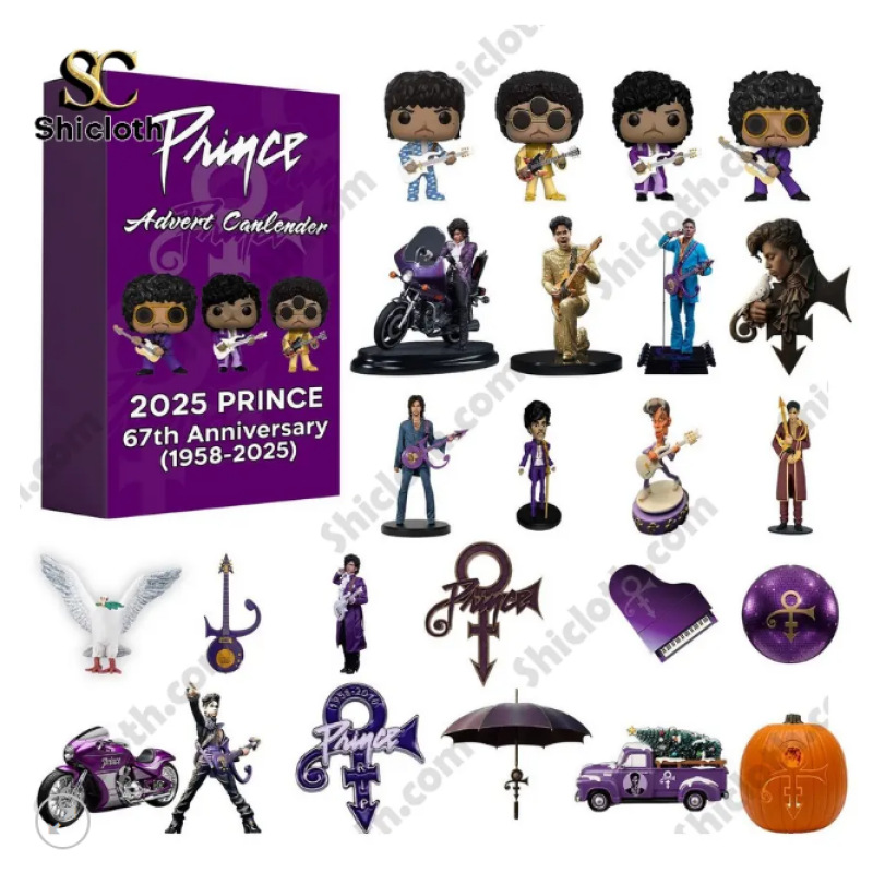 独立站新品2025年王子67周年降临节日盲盒圣诞树装饰亚克力挂件