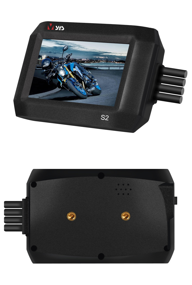 唯赛思通 摩托车行车记录仪1080p支持wifi气压海拔24小时停车监控