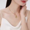 Europe and America Retro sunlight Moon Diamond Necklace Light extravagance A small minority design Titanium clavicle factory wholesale Europe and America Retro sunlight Moon Diamond Necklace Light extravagance A small minority design Titanium clavicle factory wholesale