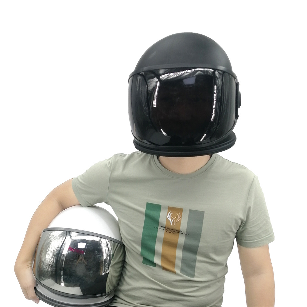 宇航员塑料头盔角色扮演宇航员道具新款太空帽子骑行头盔表演头套