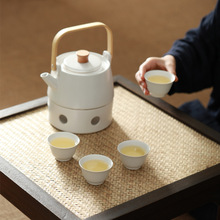 日式烧水壶功夫耐热陶瓷提梁壶茶壶煮茶器套装现代陶壶电陶炉明火