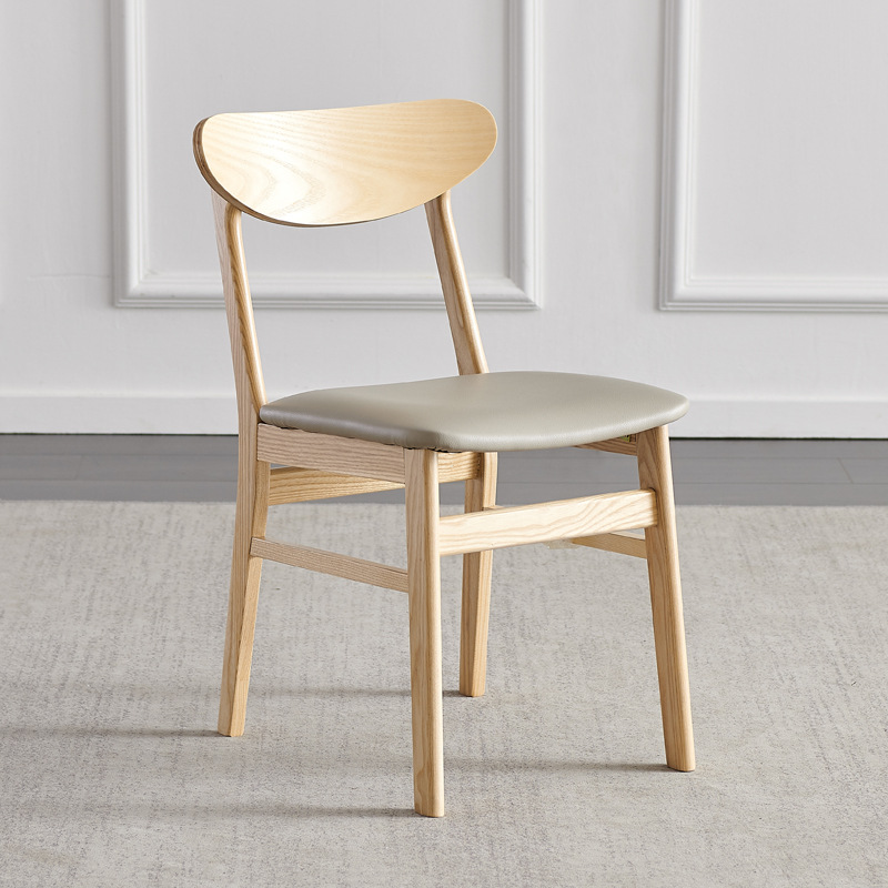 实木餐椅轻奢软包靠背椅酒店餐厅现代餐桌椅凳子-阿里巴巴