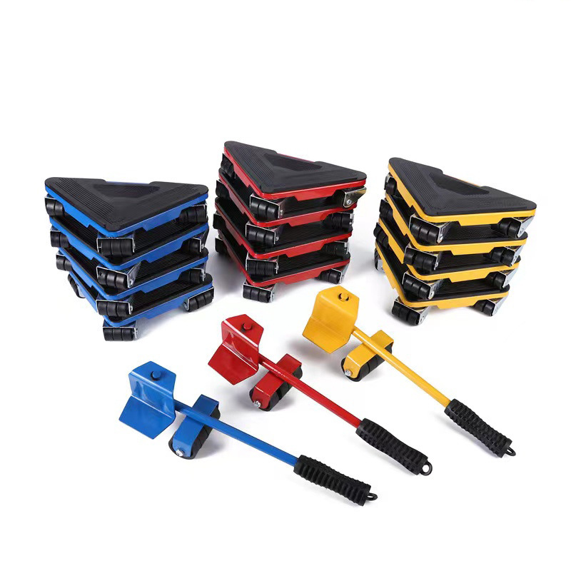 Moving Fantastic Bag Universal Caster Furniture Moving System Heavy Moving Tool Furniture Bed Moving Refrigerator Handling Tool 5-Piece Set