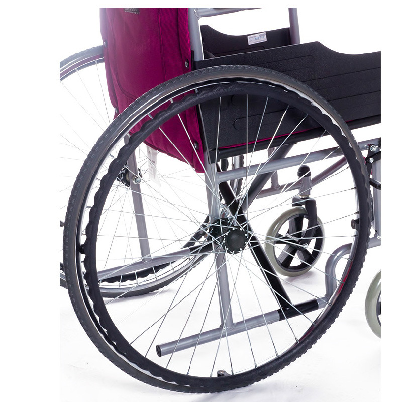 鱼跃h007轮椅车老人残疾便携式折叠轮椅旅游携带方面轻便折叠轮椅