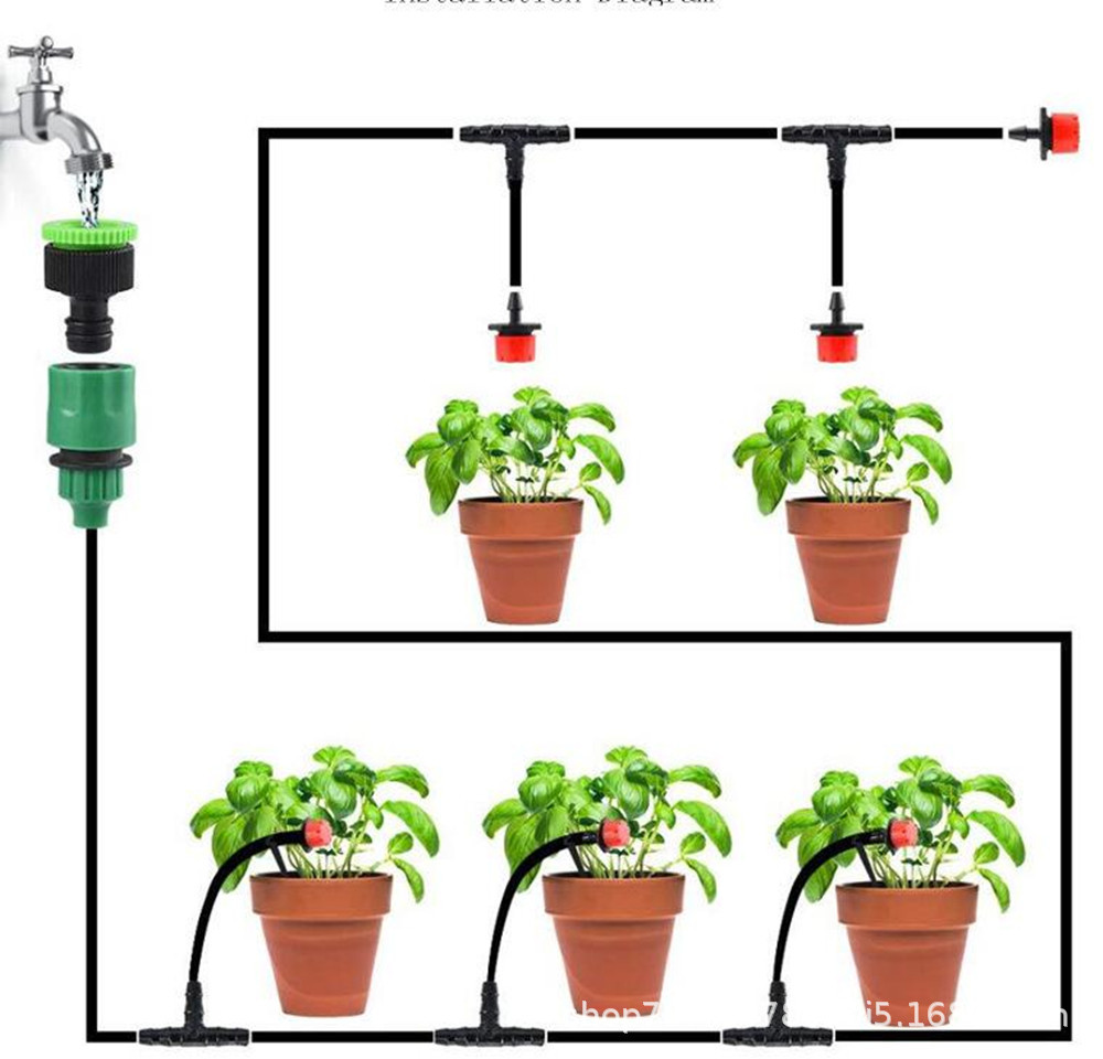 外贸爆款diy自动浇花器 滴灌套装阳台花盆浇水智能浇花滴水器