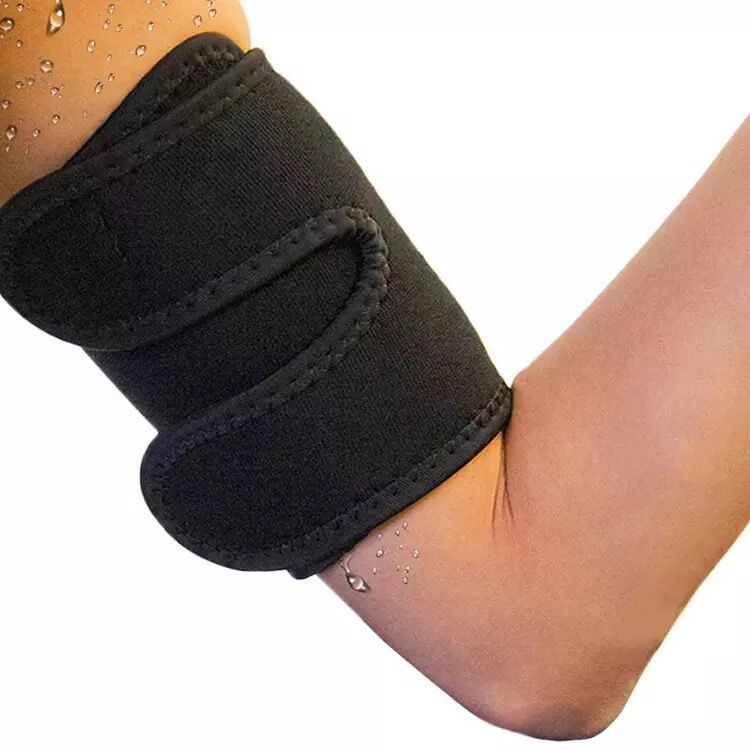 跨境男女运动透气护肘氯丁橡胶健身羽毛球篮球护胳膊护肘护具现货