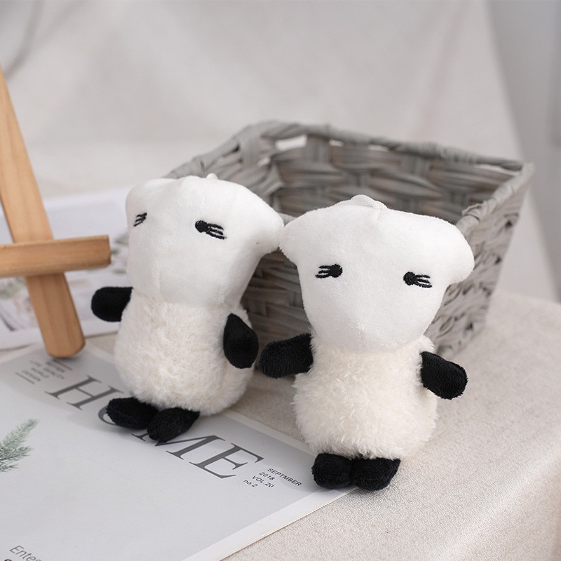 tfboys易烊千玺同款钥匙扣易只烊挂件可爱毛绒公仔一只羊包包挂件