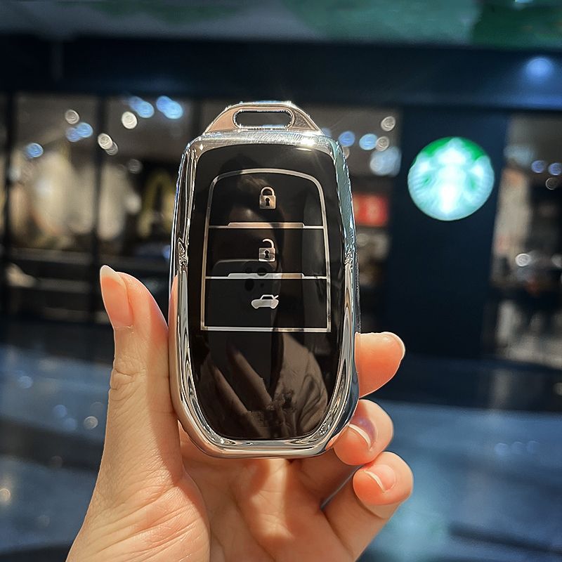 丰田卡罗拉钥匙套专用凯美瑞雷凌荣放rav4威兰达亚洲龙chr汽车扣 图片